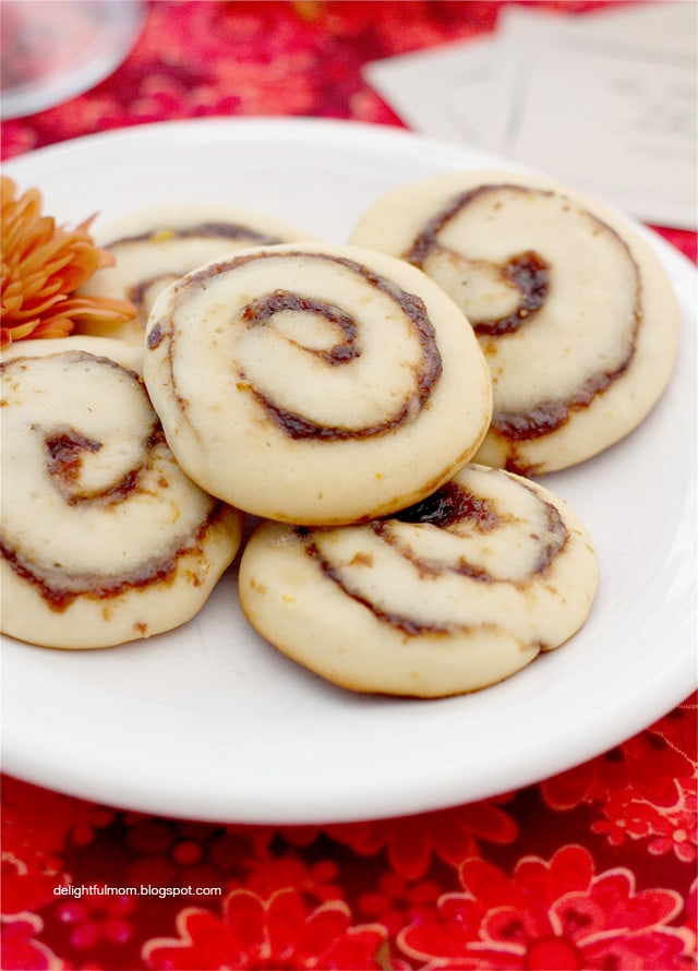 Fig Pinwheel Cookies Made With Greek Yogurt
