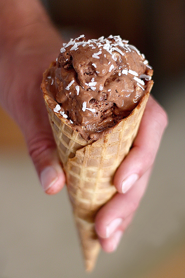 dairy-free chocolate coconut ice cream