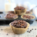 Flourless Chocolate Muffins with gluten-free ingredients