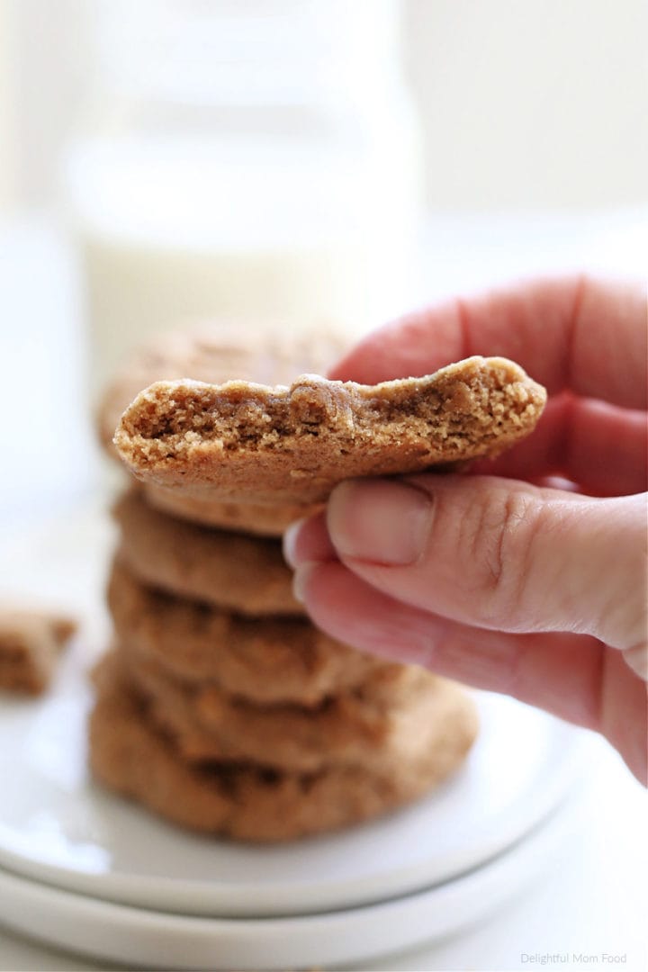 Gluten-Free Almond Butter Cookies - Delightful Mom Food