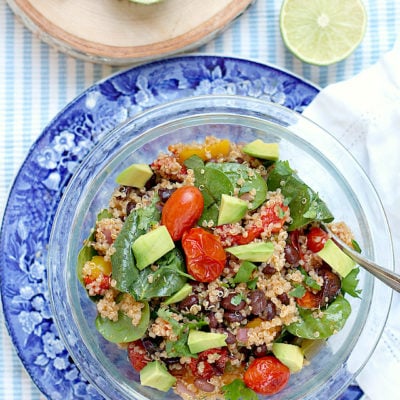 Skinny Roasted Vegetable Quinoa Salad