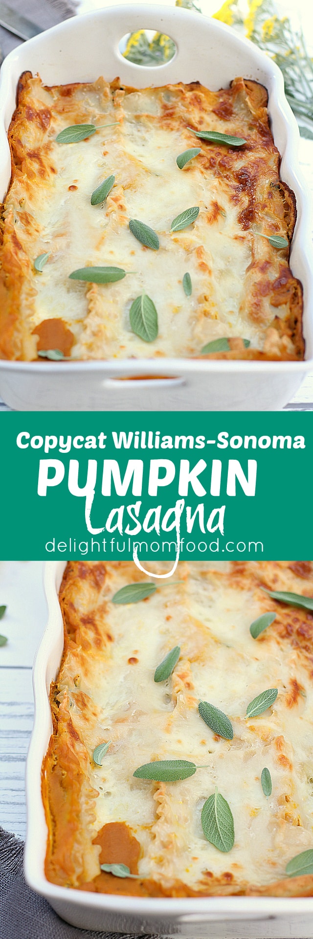 Pumpkin Lasagna with Spinach Ricotta Filling