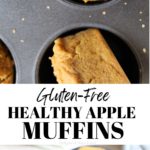 Gluten free healthy apple muffins recipe