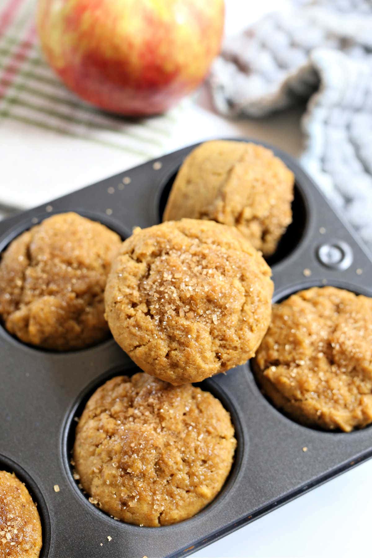 healthy apple muffins (gluten-free)