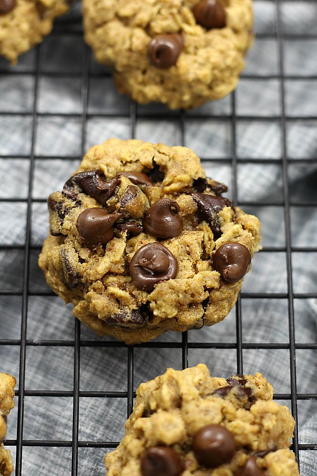 Healthy Oatmeal Chocolate Chip Cookie Recipe | Delightful Mom Food