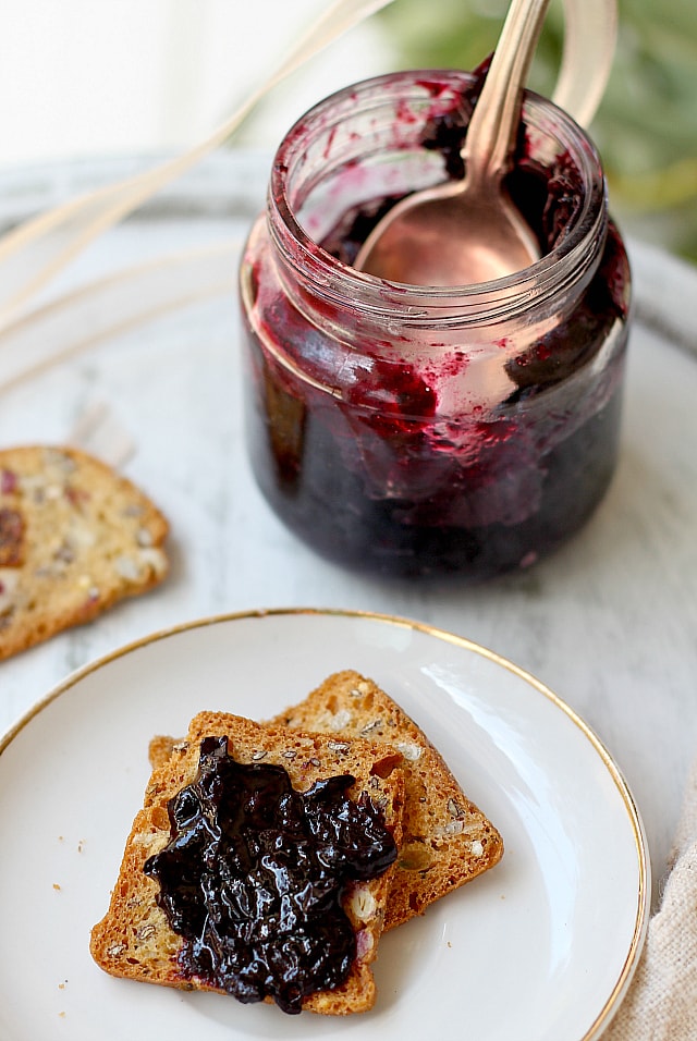 blueberry jam | Delightful Mom Food