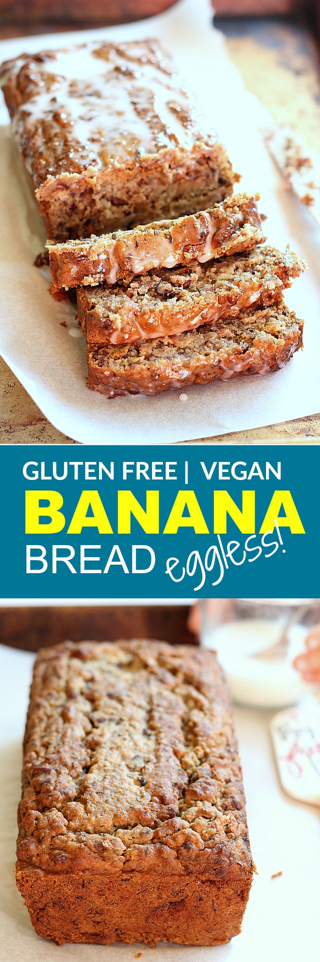 Eggless Banana Bread | Gluten Free | Vegan | One Bowl!!! | Delightful Mom Food