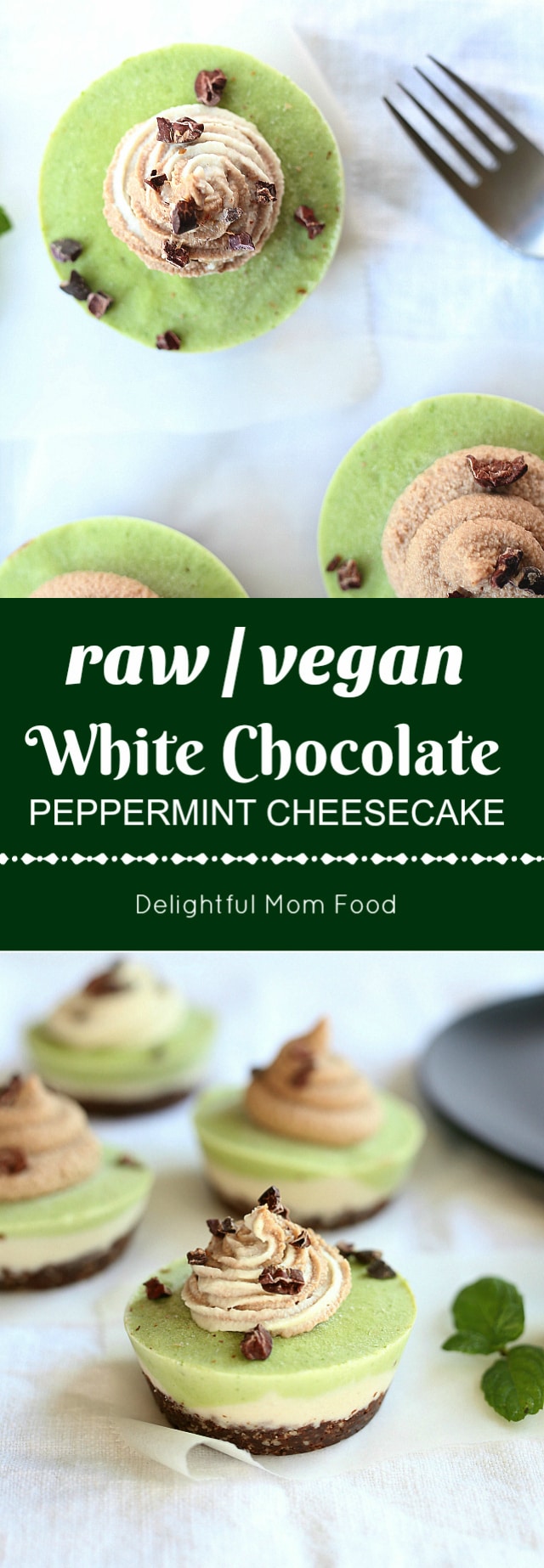 white chocolate peppermint cheesecake vegan raw gluten free