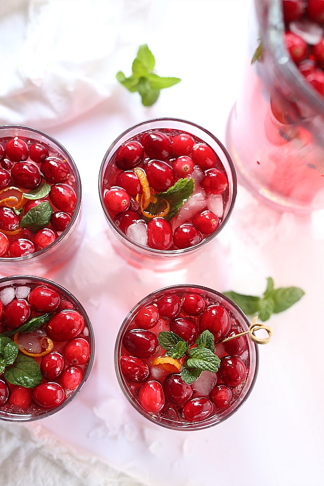 Best Cranberry Pomegranate Party Punch