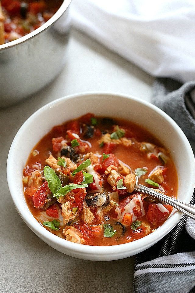 Pizza Stew Recipe | carb -free and ready in 30 minutes!