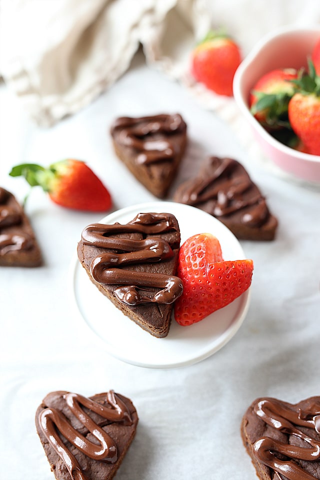 Fluffiest VEGAN black bean brownies! Perfect for Valentine's Day and they are gluten free!