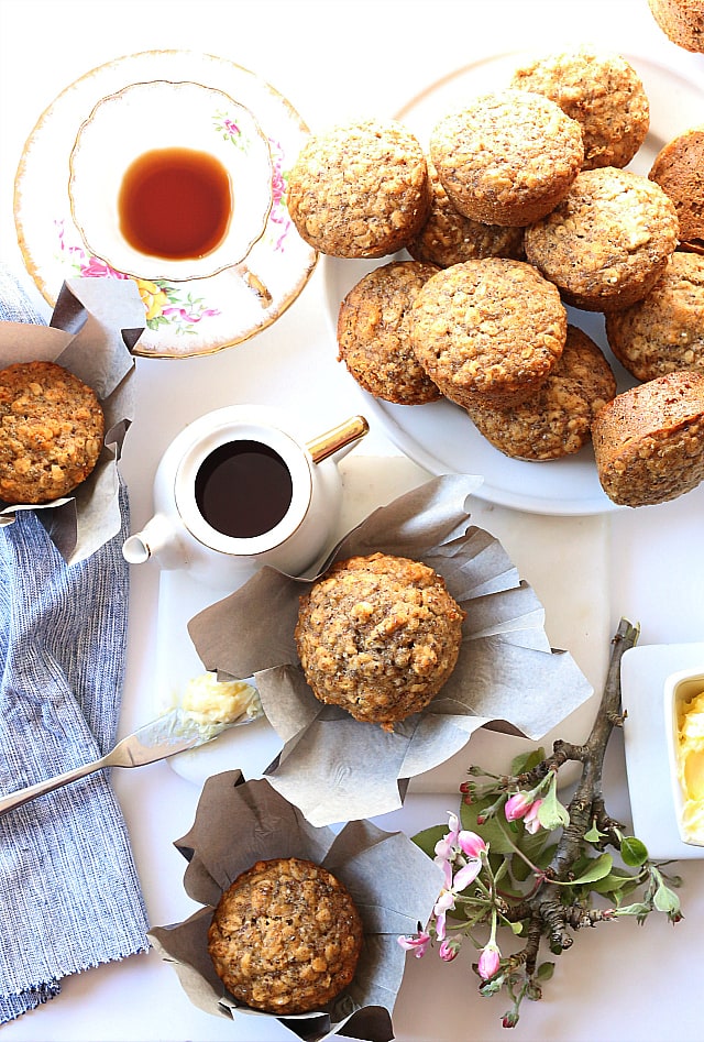 Easy Healthy Oatmeal Muffins | Gluten Free Dairy Free