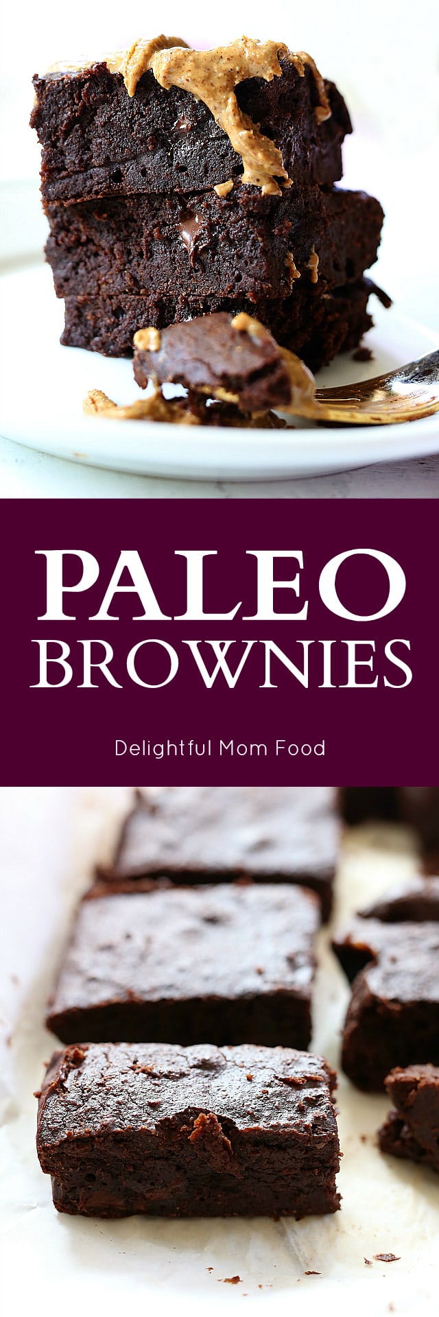 Feel clean and lean with these ultra fudgy paleo brownies iced in melting almond butter!
