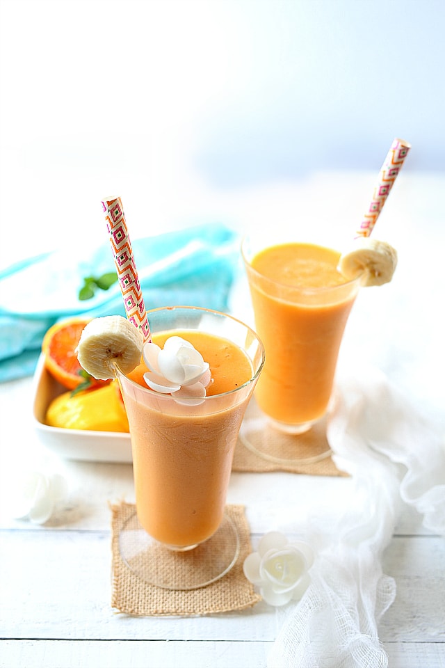 Smoothie like being in the tropics