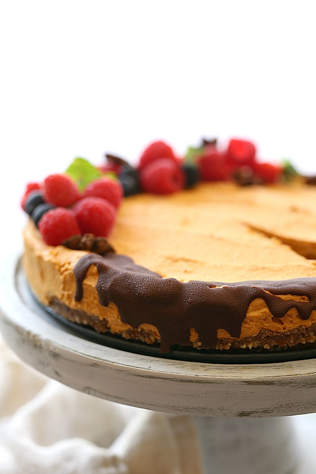 No Bake Pumpkin Pie (Gluten-Free, Vegan) | Delightful Mom Food