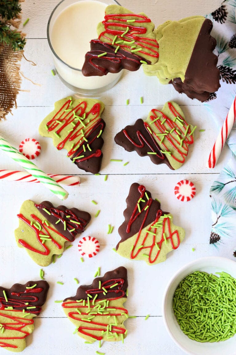 Christmas Sugar Cookies: Colored with Spinach - Delightful Mom