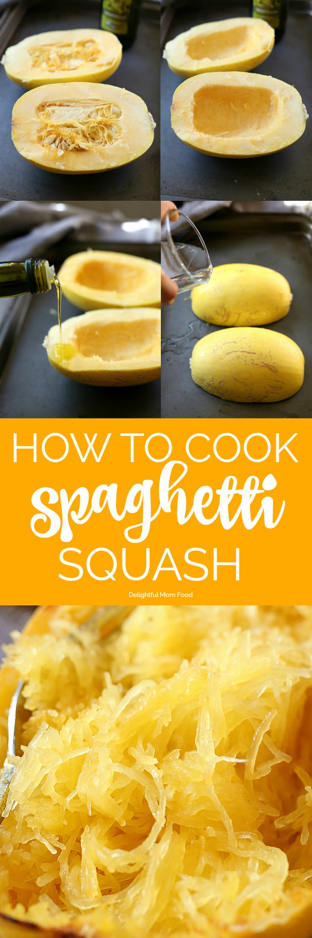 How To Cook Spaghetti Squash | Delightful Mom Food Gluten Free Recipes