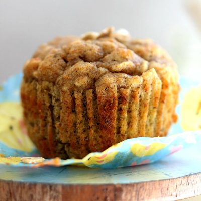 Healthy Carrot Muffins with Avocado, Banana & Oat
