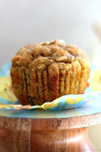 Delicious gluten-free healthy carrot muffins made with hidden added avocado, bananas and oats for a nutrient dense balanced baked good to enjoy any time of the day and when you need a healthy meal or snack in a jiffy! This one is great for kids! #glutenfreemuffin #healthycarrotmuffins #glutenfreecarrotmuffins #oatmealmuffins #healthy #recipe #muffins #easy #quick #vegetablemuffin | Recipe at Delightful Mom Food