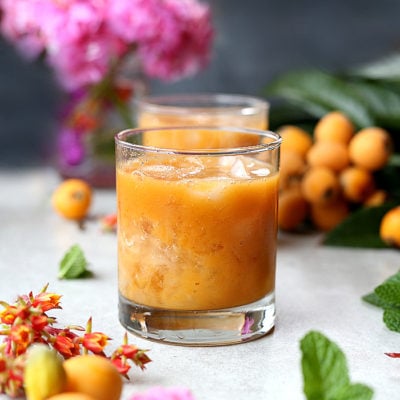 Loquat Orange Cocktail Recipe