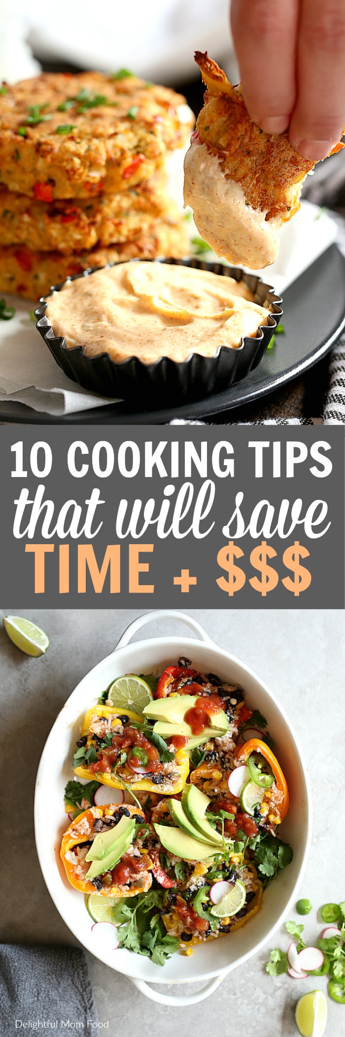 Cooking tips that are tried and true to save you time in the kitchen. These routines will help simplify meals, make your time more efficient and help you cook with confidence. #cooking #tips #save #time #money | Article at delightfulmomfood.com