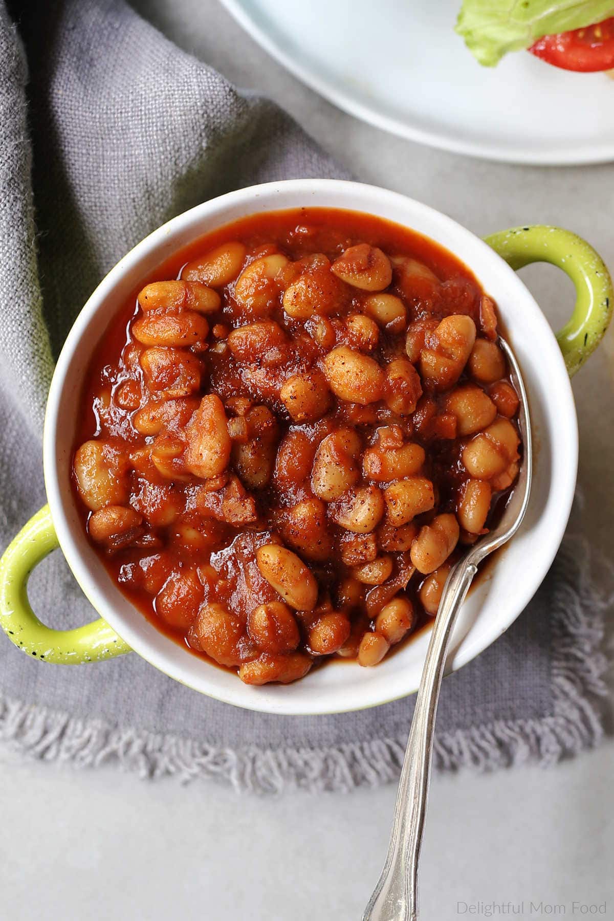 gluten free baked beans in a bowl