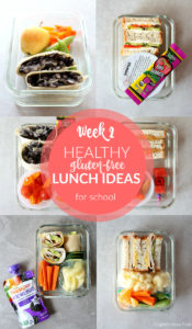 Healthy Gluten-Free Lunch Ideas For School: Week 2 - Delightful Mom Food