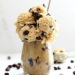 You will love making this easy, raw, edible cookie dough recipe! This egg-free version is safe to eat and the cookie dough is made from almond flour. Get creative and add mini chocolate chips or colorful sprinkles! #rawediblecookiedough #ediblecookiedough #ediblerawdough #ediblechocolatechipcookiedough #treats #sweets #dessert #healthy #withoutflour #flourless #edible #cookiedough #glutenfree | Recipe at Delightful Mom Food