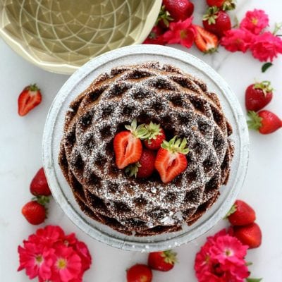 Gluten-Free Strawberry Cake