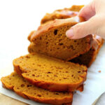 Gluten-Free pumpkin bread.