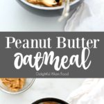 peanut butter oatmeal recipe