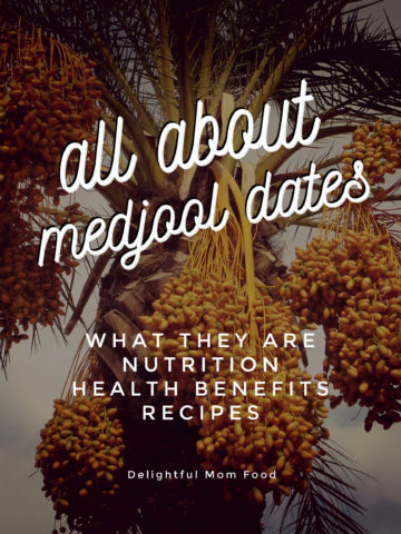 dates tree with text saying all about medjool dates