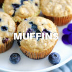 gluten-free blueberry oat muffins