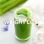 celery juice weight loss drink in a glass with a straw