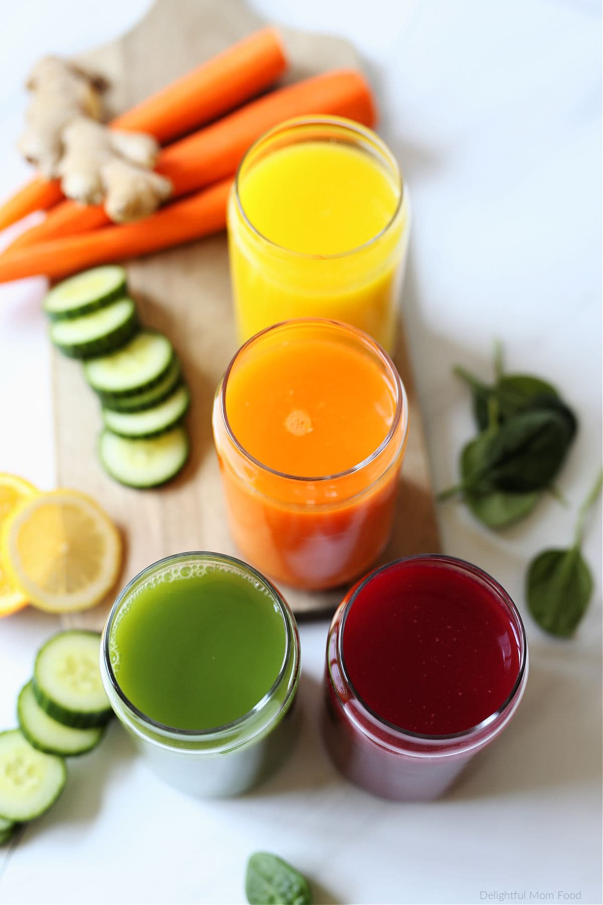 4 glasses of the best healthy homemade juicing recipes
