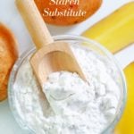 potato starch substitute in a bowl with wooden spoon