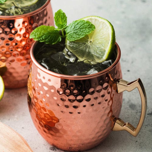 Minty Moscow Mule Punch Recipe