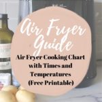 free printable air fryer cooking chart with times and temperatures