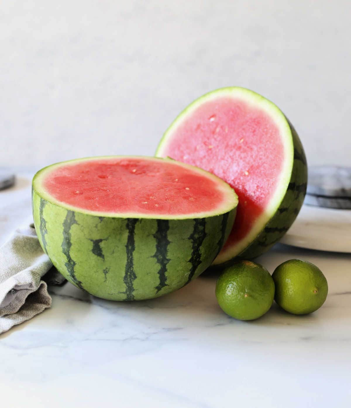 watermelon and limes