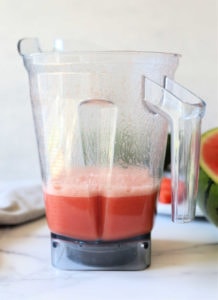 watermelon juice in a Vitamix blender
