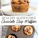Healthy chocolate chip muffins recipe with oats