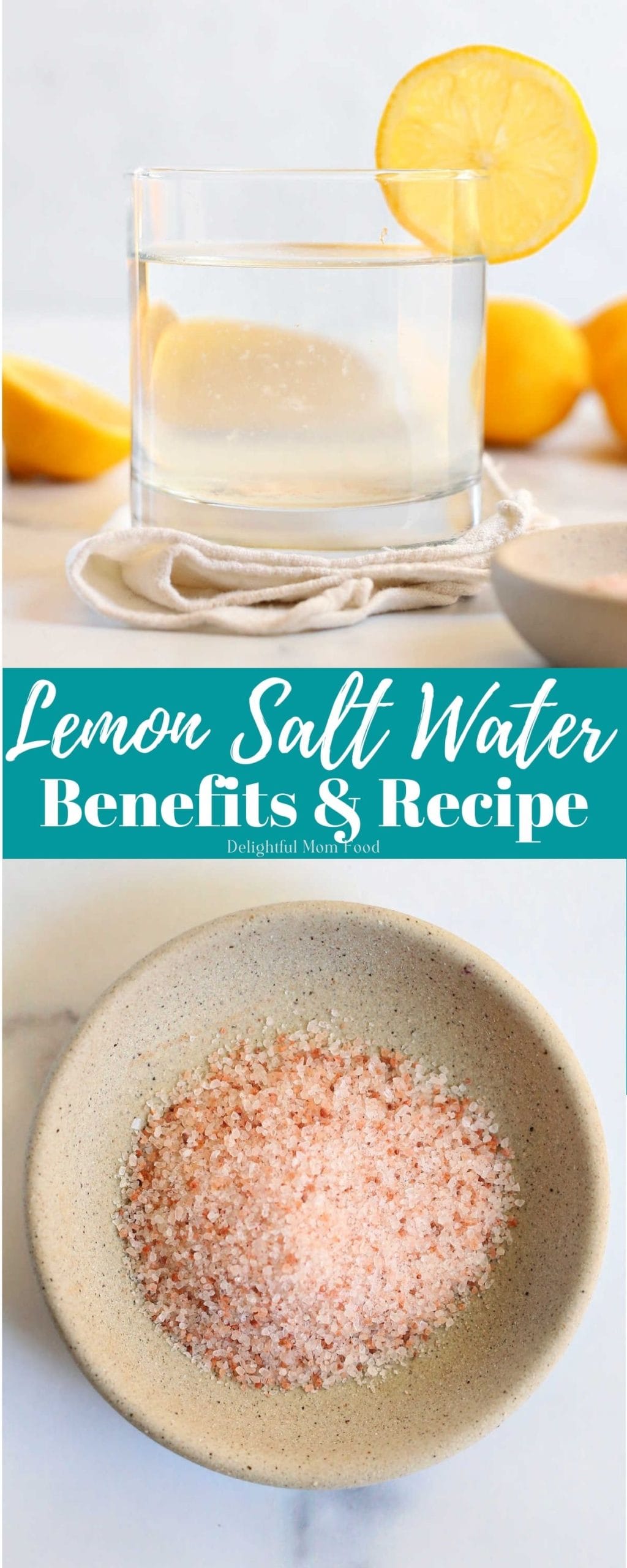 Lemon salt water