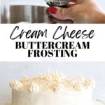 cream cheese buttercream frosting recipe