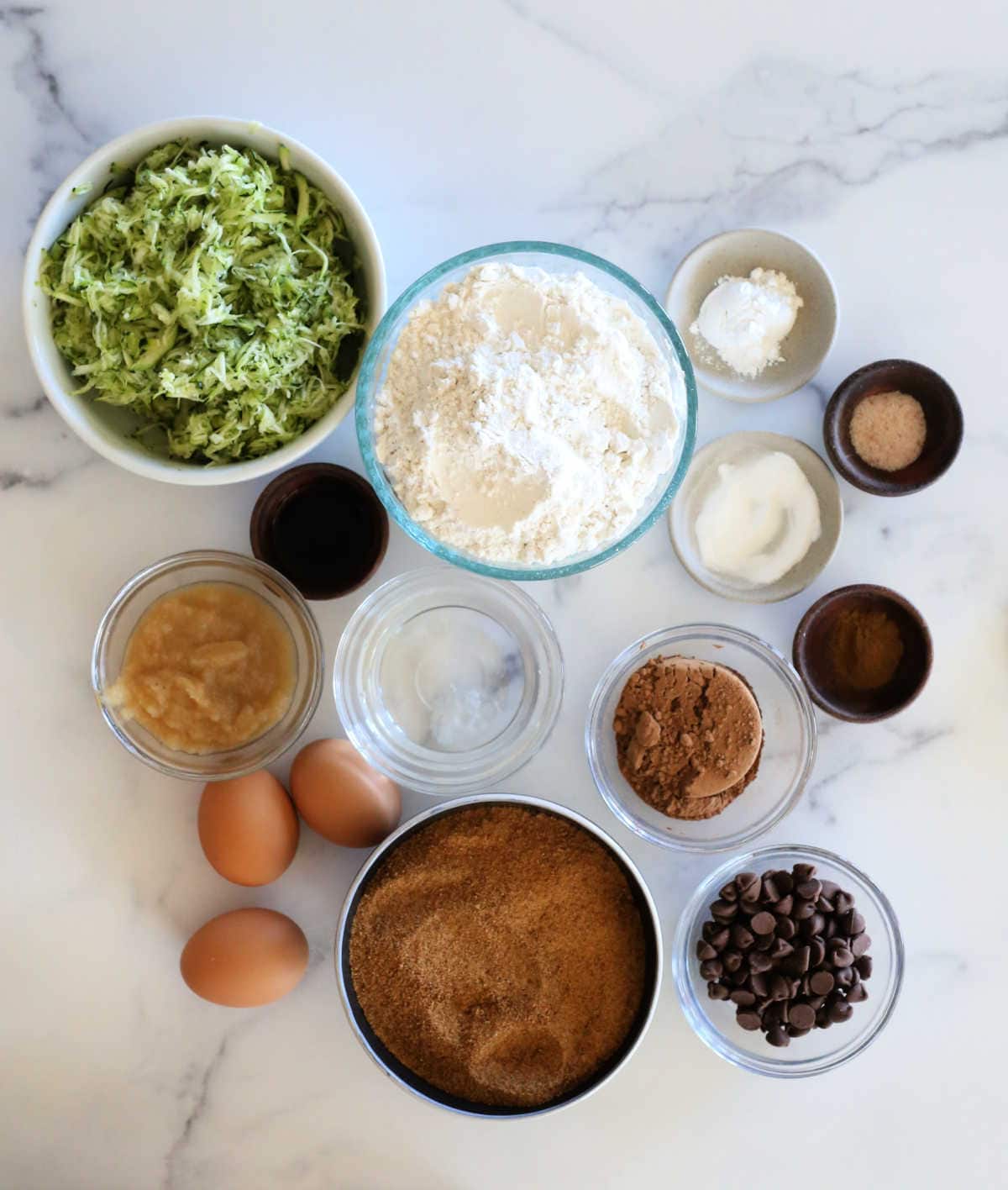 courgette chocolate cake ingredients