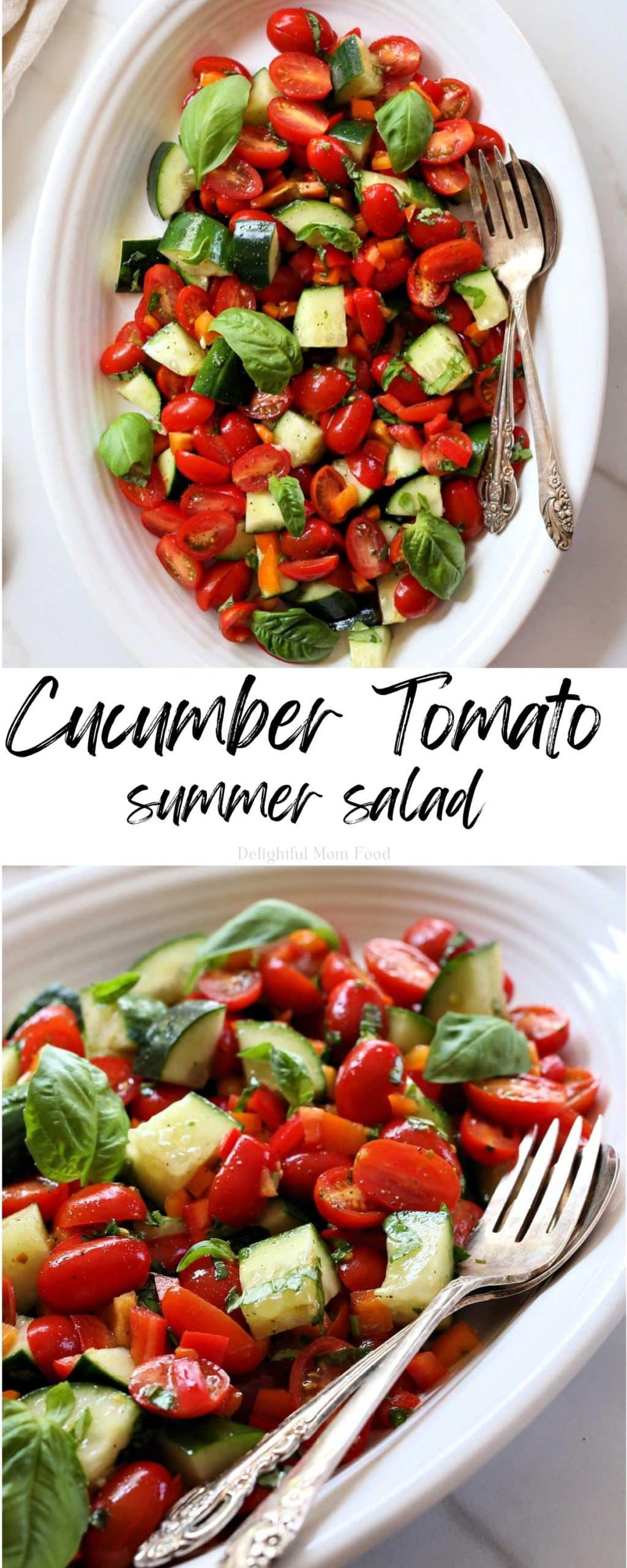 cucumber tomato summer salad