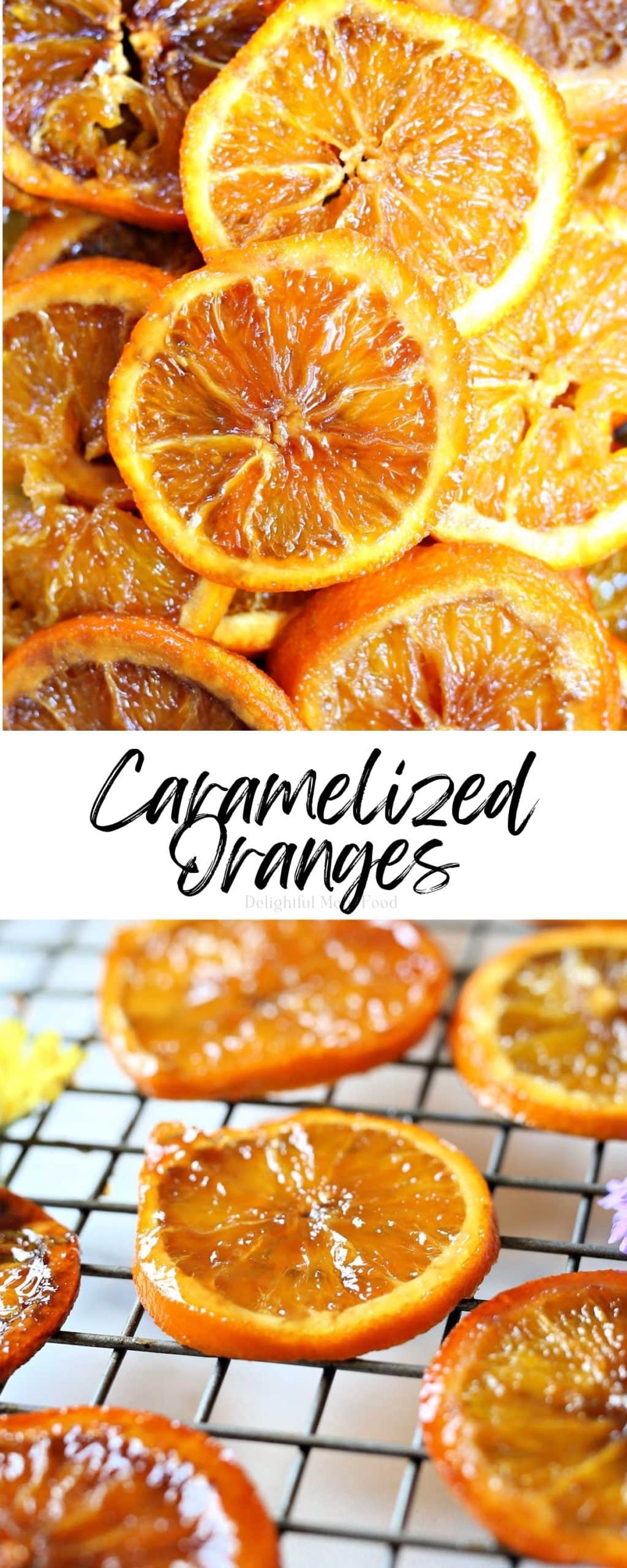 caramel candied oranges recipe
