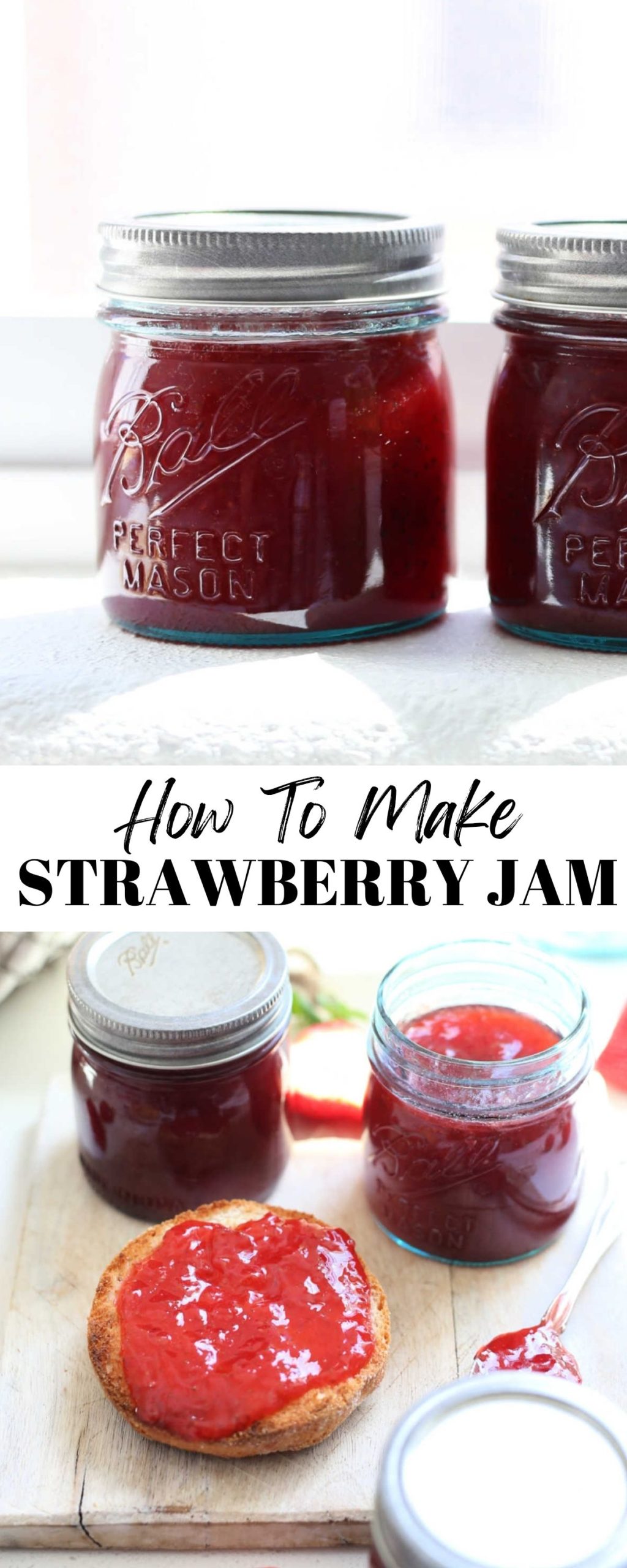 how to make strawberry jam recipe with pectin and canning