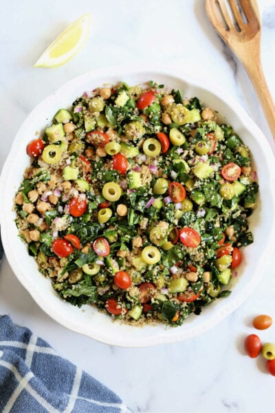 Mediterranean Quinoa Salad Recipe - Delightful Mom Food
