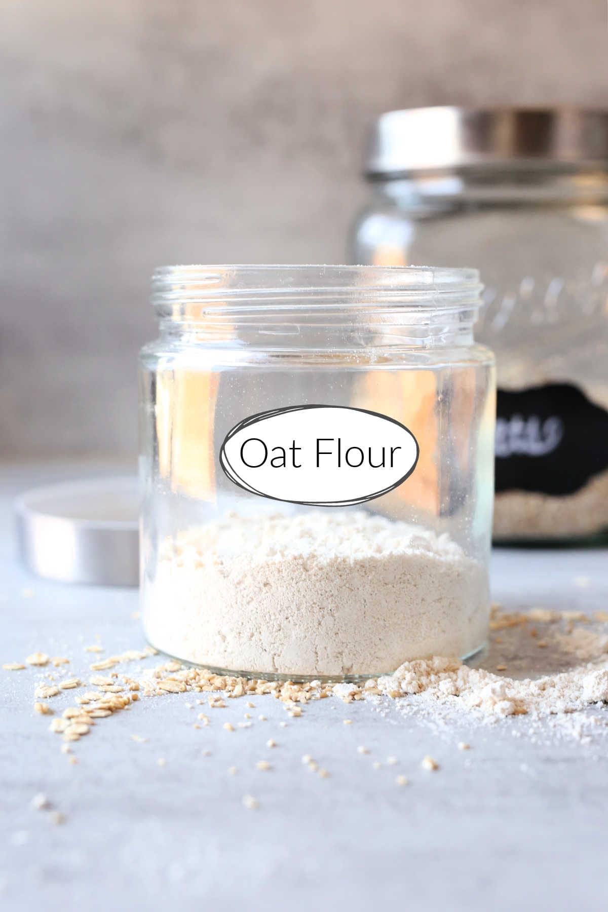 how to make oat flour and store it