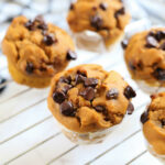 best chocolate chip pumpkin muffins made with gluten-free ingredients cooling on a rack